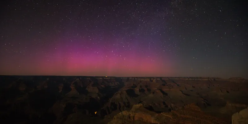 Grand Canyon Aurora Borealis