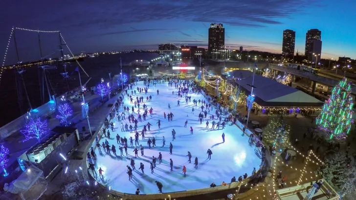 Winterfest aerial
